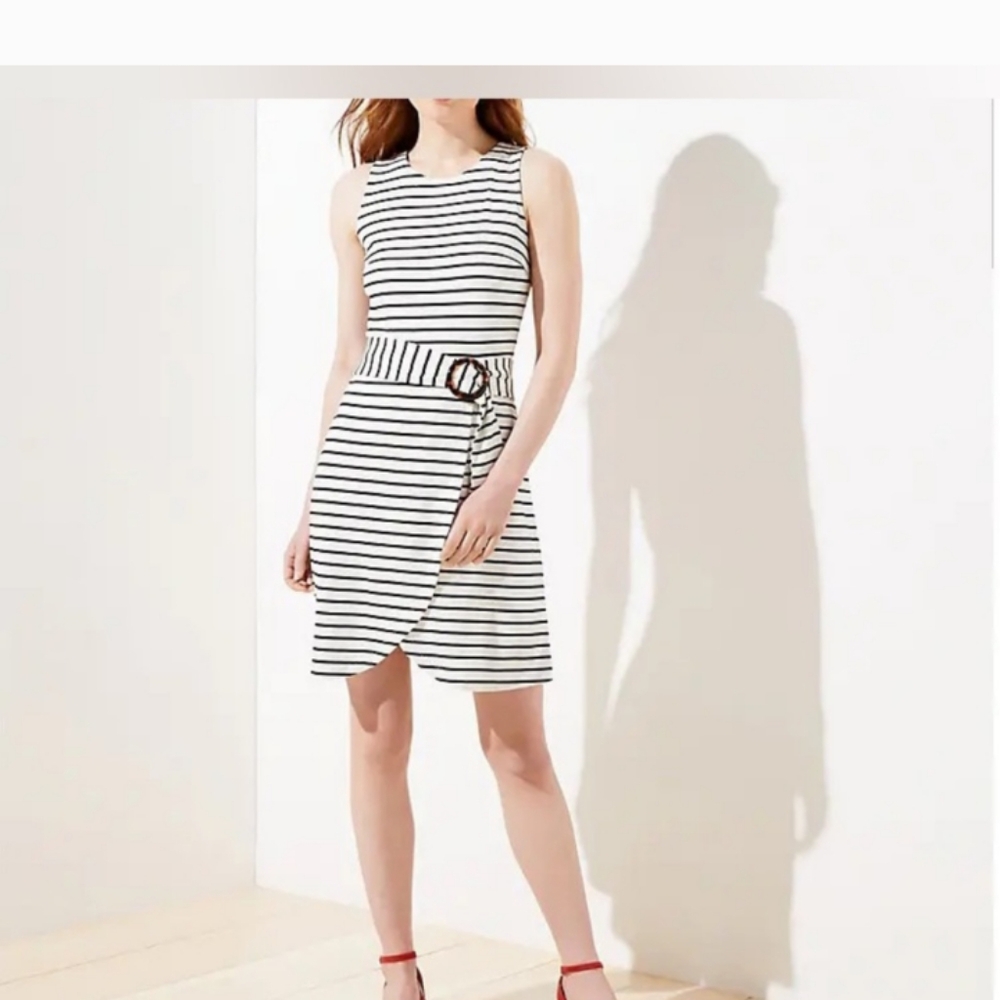 Loft striped dress